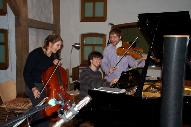 CD Production Nils Mönkemeyer / Sony 2009 at Fattoria Musica Osnabrück. Later the evening with guest cellist Hannah Weber…