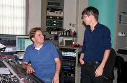 Music recordings for „La Nuit Nomade“ 2011 at Vox Studio Bendestorf. Discussion with composer Olivier Bernet