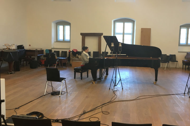 CD Production with Olga Scheps / Sony 2016 at Abtei Marienmünster